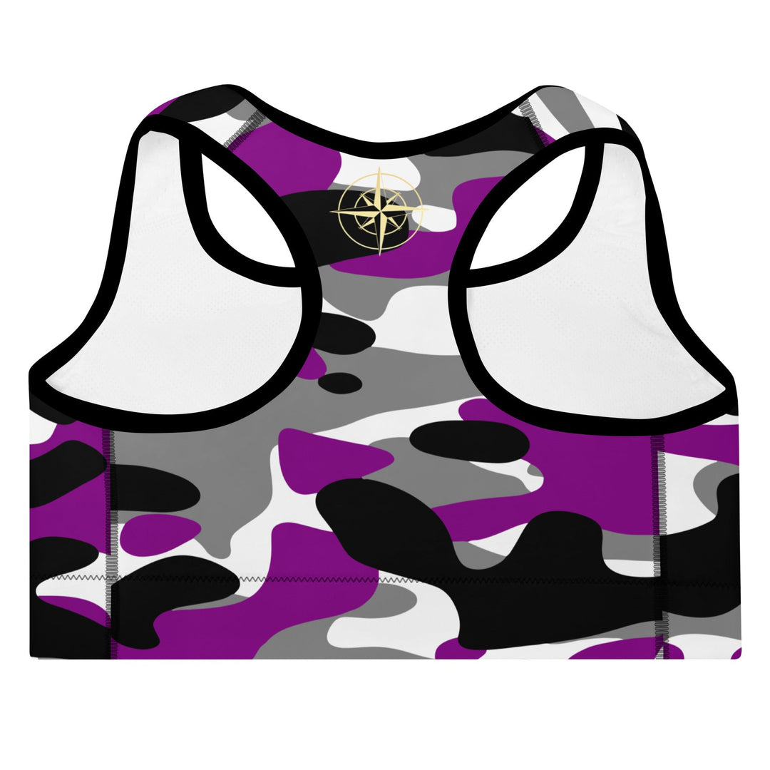 Passion Purple Camo Sports Bra