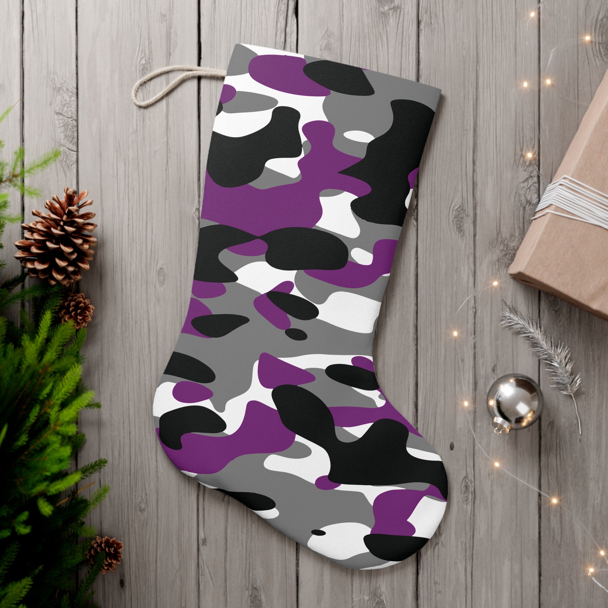 Passion Purple Camo Stocking