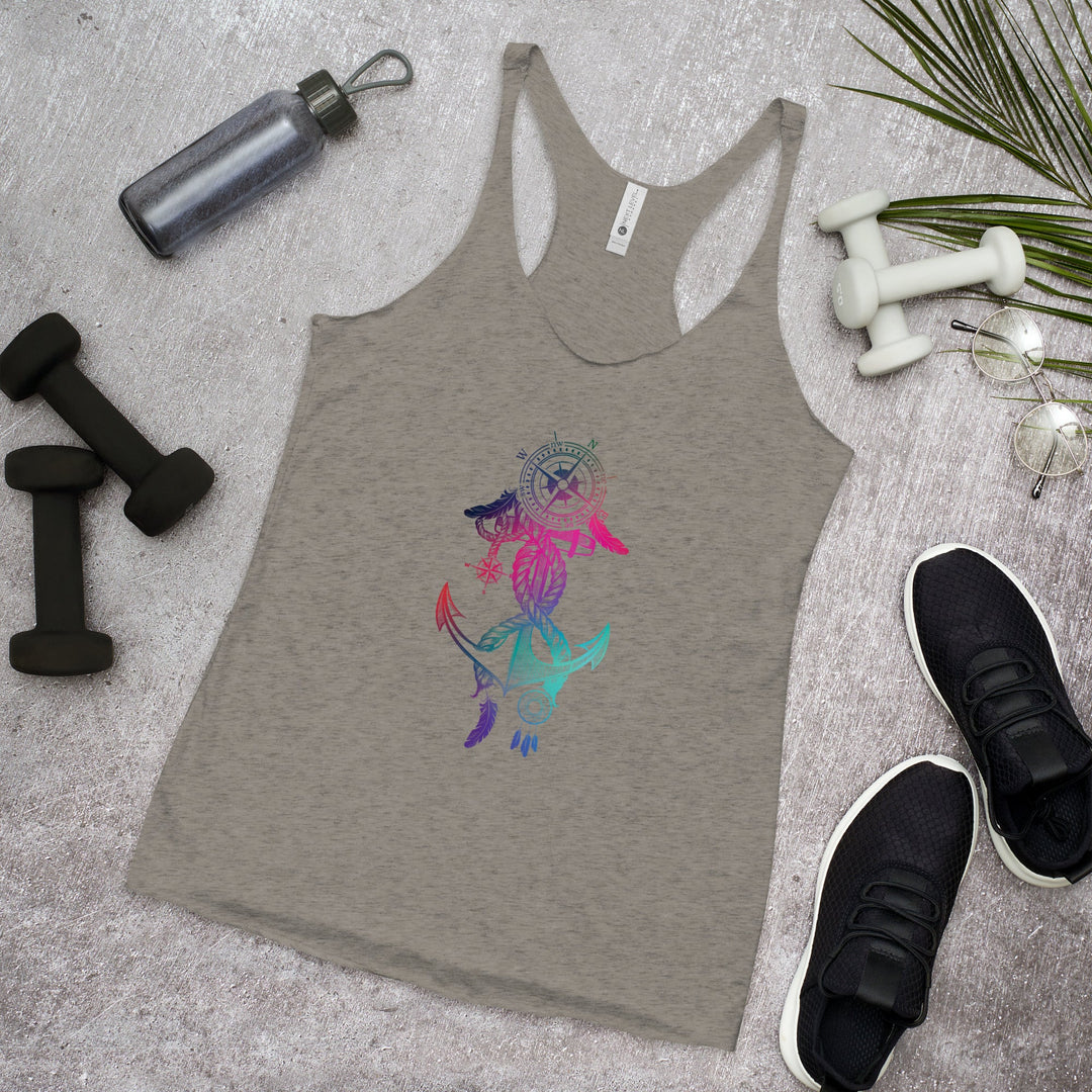 Women's Racerback Anchor Tank - Forbearance Apparel