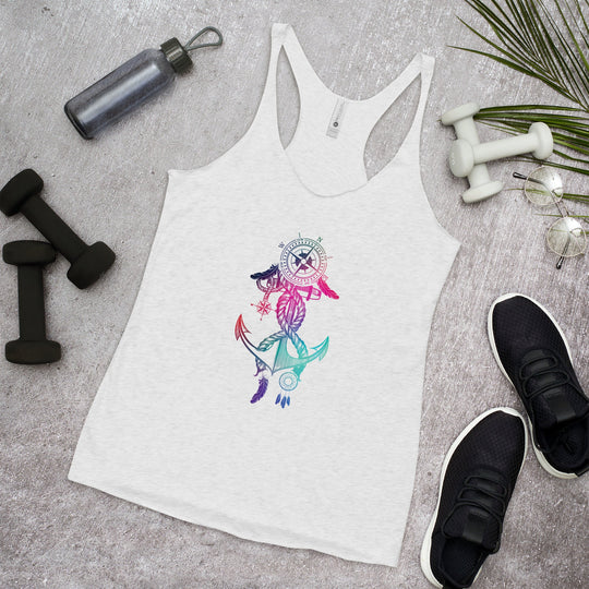 Women's Racerback Anchor Tank - Forbearance Apparel